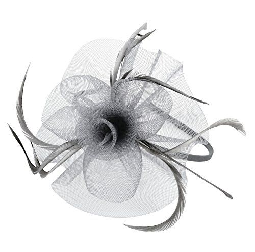 Fascinator Hat with Headband for Women Lady Grey | Amazon (US)