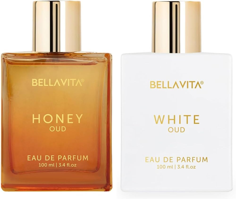 BellaVita Luxury Perfume Duo Honey Oud Eau de Parfum (3.4 fl. oz.) + White Oud Eau de Parfum (3.4... | Amazon (US)