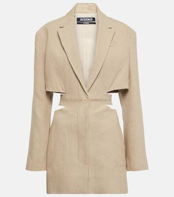 La Robe Bari cutout linen minidress | Mytheresa (US/CA)