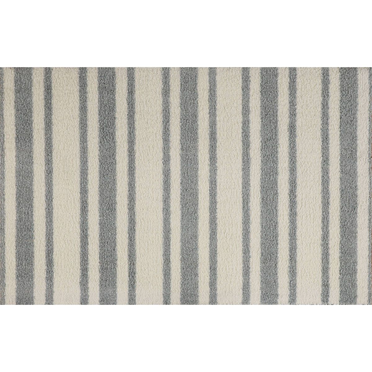 2'x3' ColorStar Timeless Stripe Door Mat Silver - Bungalow Flooring | Target