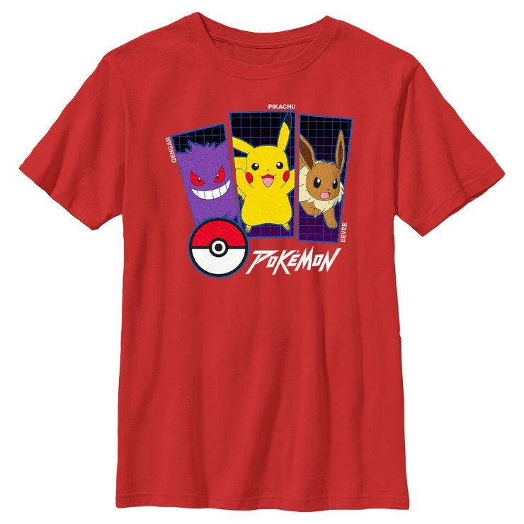 Boy's Pokemon Classic Trio T-Shirt | Target