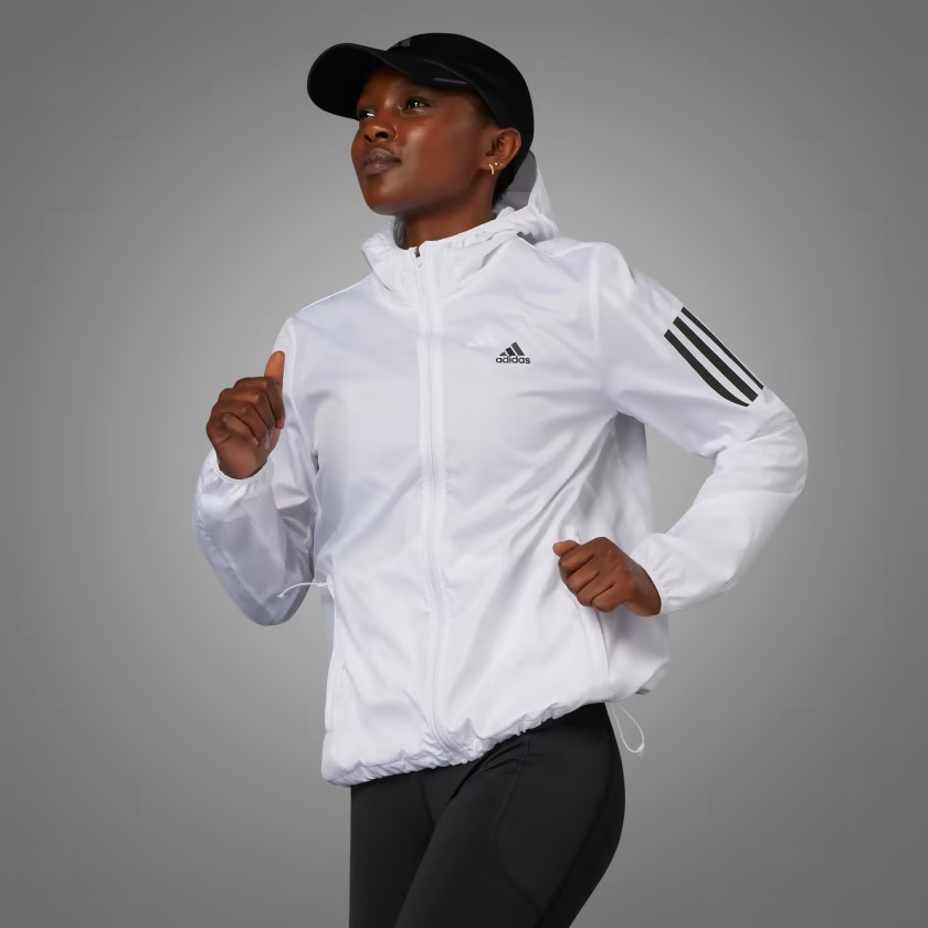 Own the Run Hooded Running Windbreaker | adidas (US)