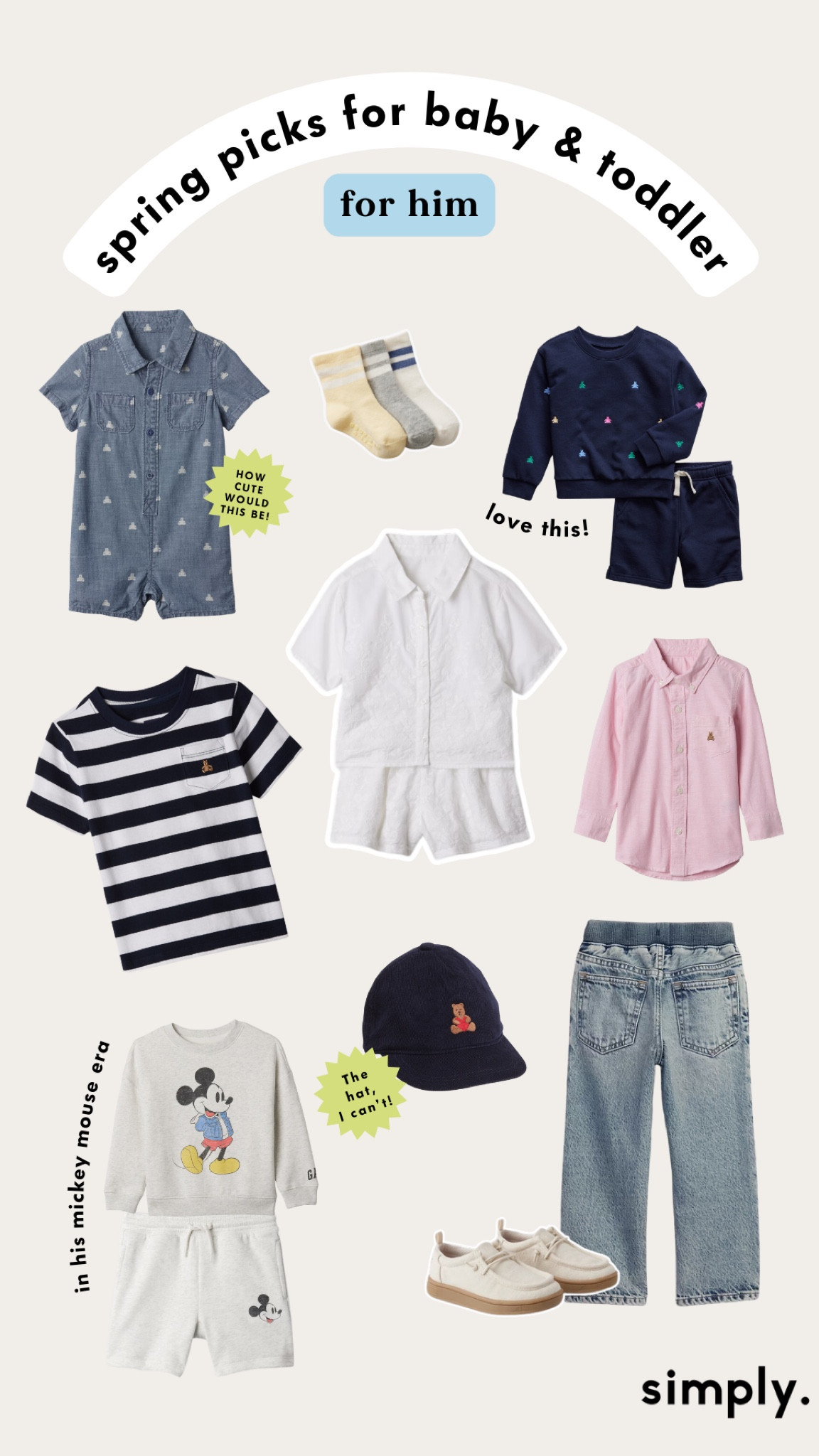 Spring baby and toddler picks for him! #ltkbaby #ltkfamily 