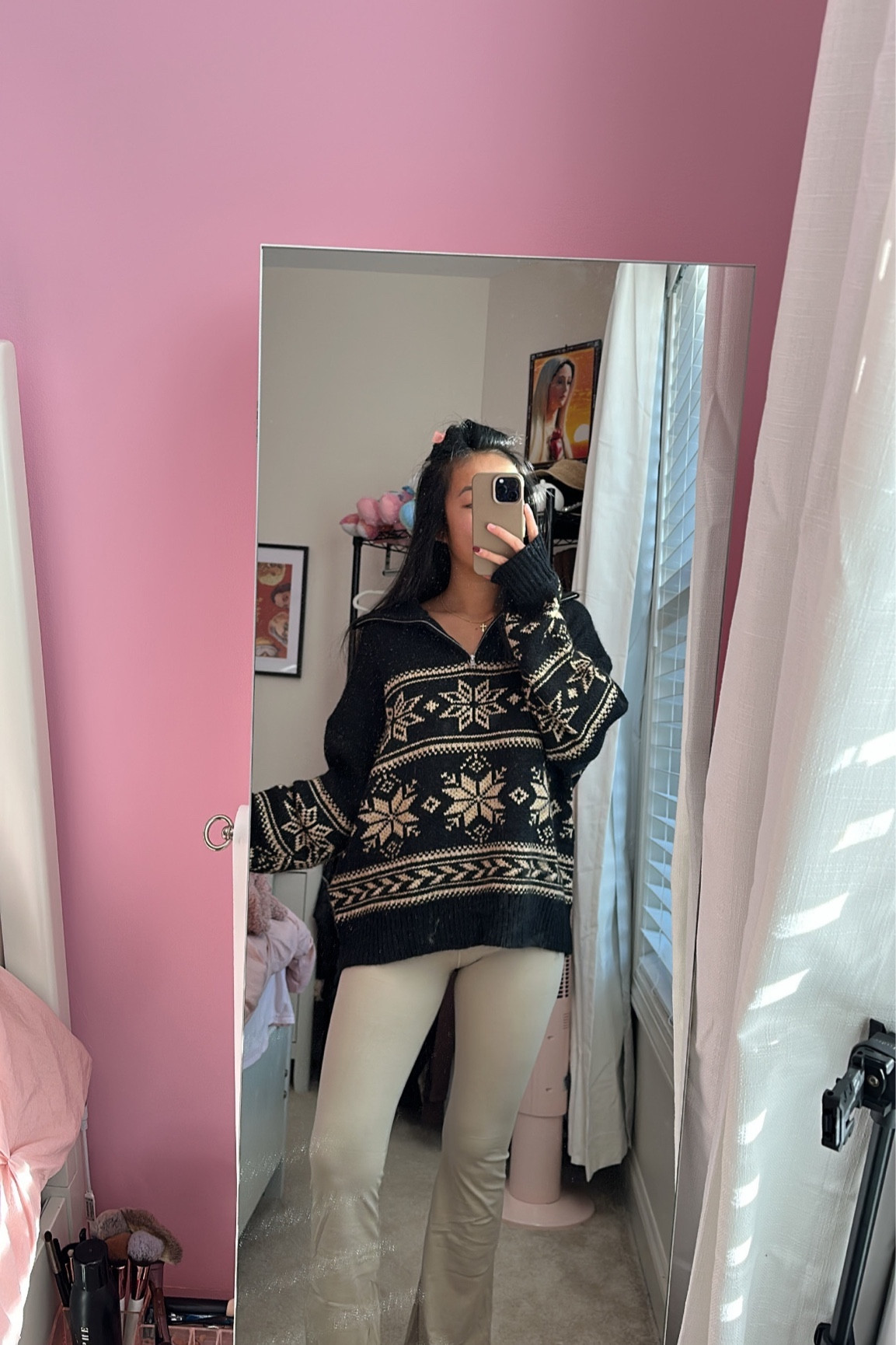 Comfy winter outfit. Cold weather outfit. Grey bandit sweater. Aerie leggings. Uggs. Winter outfit. Greybandit code brooketang15 

#LTKHoliday #LTKSeasonal #LTKsalealert