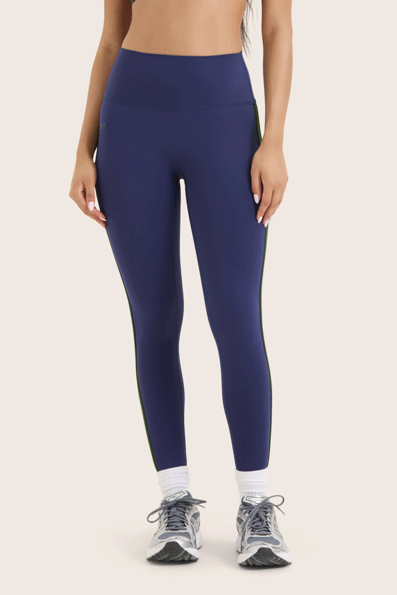 SPORTBODY® SPORTY DUO STRIPE LEGGINGS - LAKE | SET Active