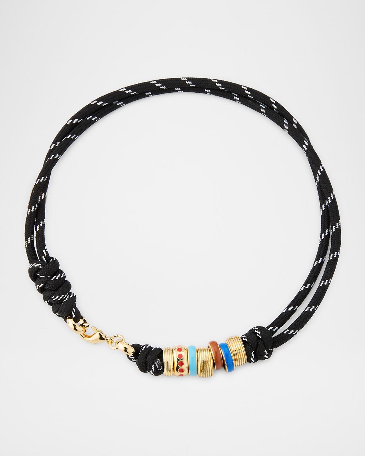 The Super Size Happy Cord Necklace | Neiman Marcus