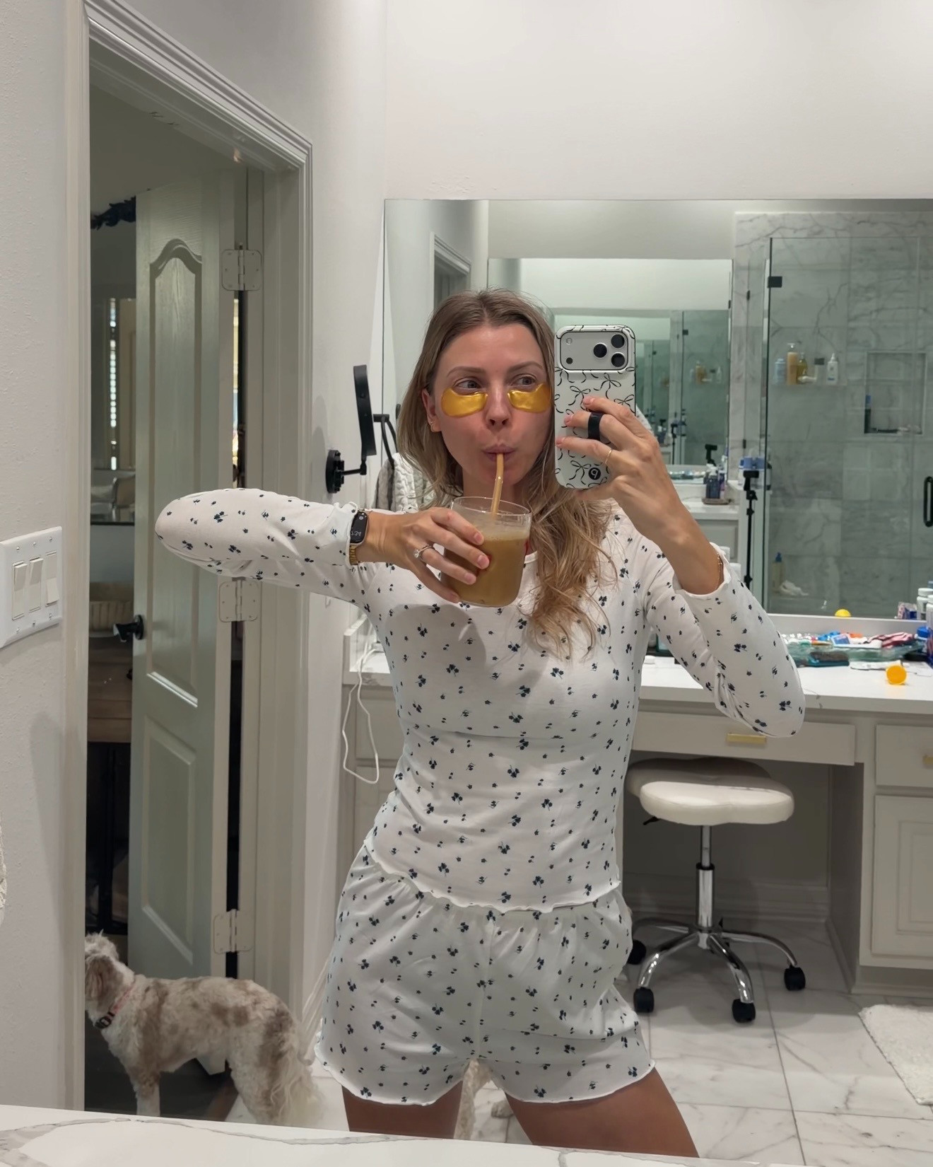 Cutest PJ set!! Wearing small  

 #LTKootd #LTKmomlife #LTKmorningroutine