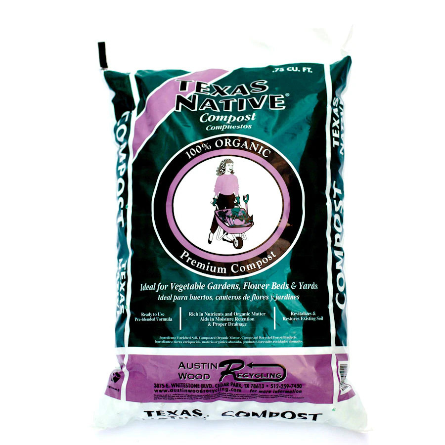 Texas Native 0.75-cu ft. Organic Compost Provides organic nutrients | 234833 | Lowe's