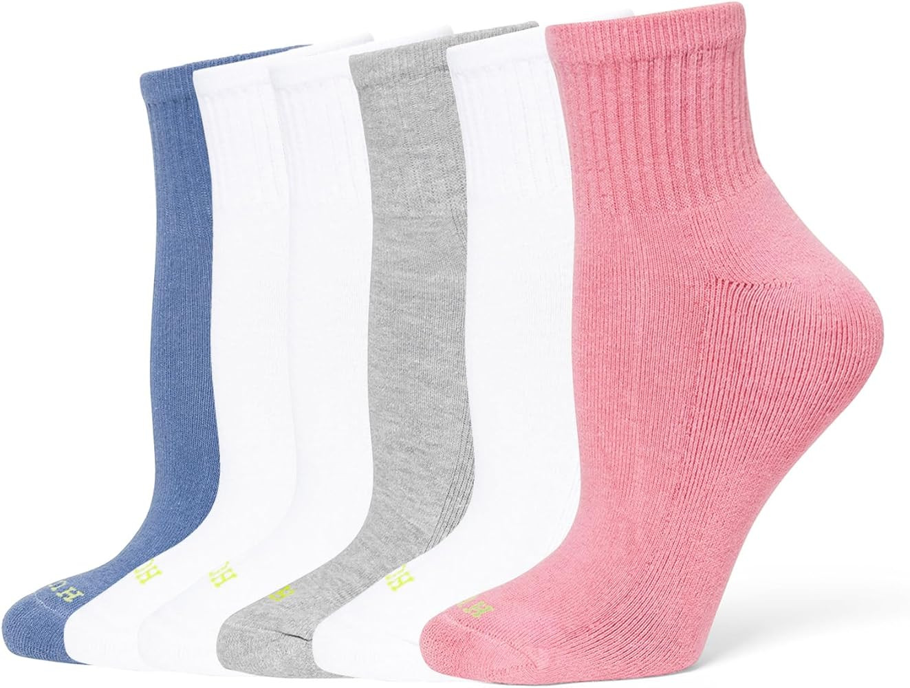 Hue Women's Mini Crew Sock 6 Pair Pack | Amazon (CA)