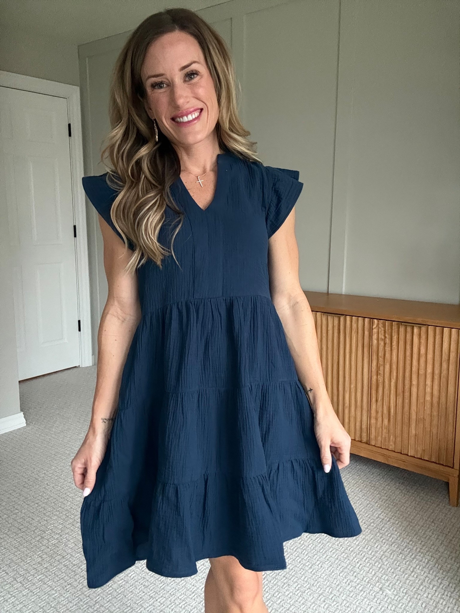 The prettiest flutter dress 
Summer dress from Maurice’s 


#LTKootd