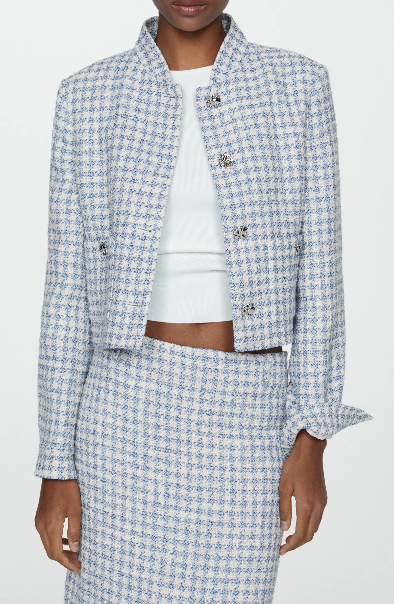 MANGO Tweed Jacket | Nordstrom | Nordstrom