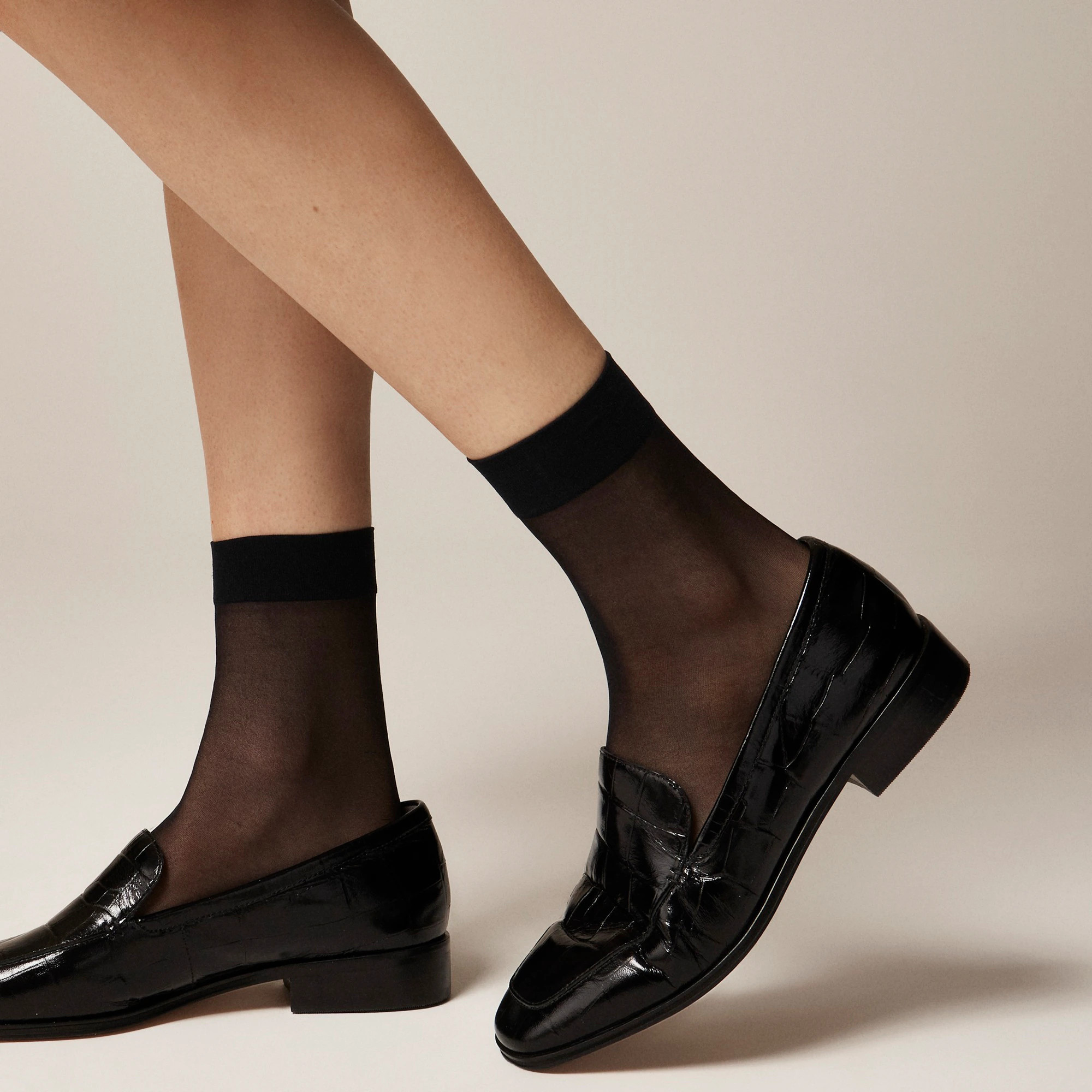Sheer bootie socks three-pack | J. Crew US
