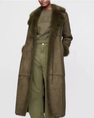 GAP x CULT GAIA  Vegan suede  fur coat size M  | eBay | eBay UK