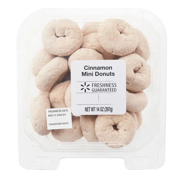 Freshness Guaranteed Cinnamon Mini Donuts, 14 oz | Walmart (US)