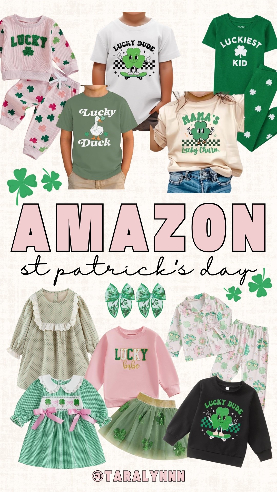 Amazon St. Patrick’s Day Outfits for Kid’s and Toddlers 🍀

#amazon #stpatricksday #kids #outfit #green #march #clover #pajamas #school #holiday 

#LTKmomlife #LTKSeasonal #LTKKids