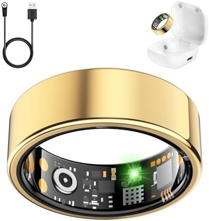Smart Health Ring for Women Men, Fitness Tracker Ring with Heart Rate, Blood Oxygen, Sleep Tracke... | Amazon (US)