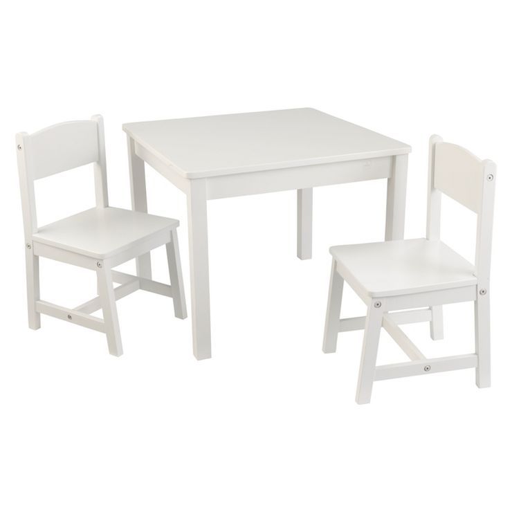 Aspen Table and 2 Chairs White - KidKraft | Target