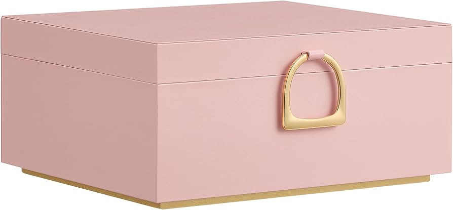 SONGMICS 2-Layer Jewelry Box, Jewelry Organizer with Handle, Removable Jewelry Tray, Jewelry Stor... | Amazon (US)