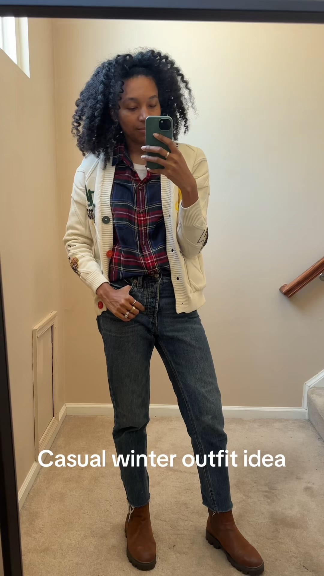 My take on a preppy outfit, but make it edgy.  

 #LTKgrwm #LTKootd #LTKOver40