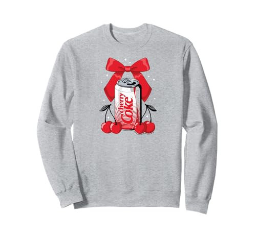 Cherry Coke - Can with Red Coquette Bow and Cherries Sweatshirt | Amazon (US)