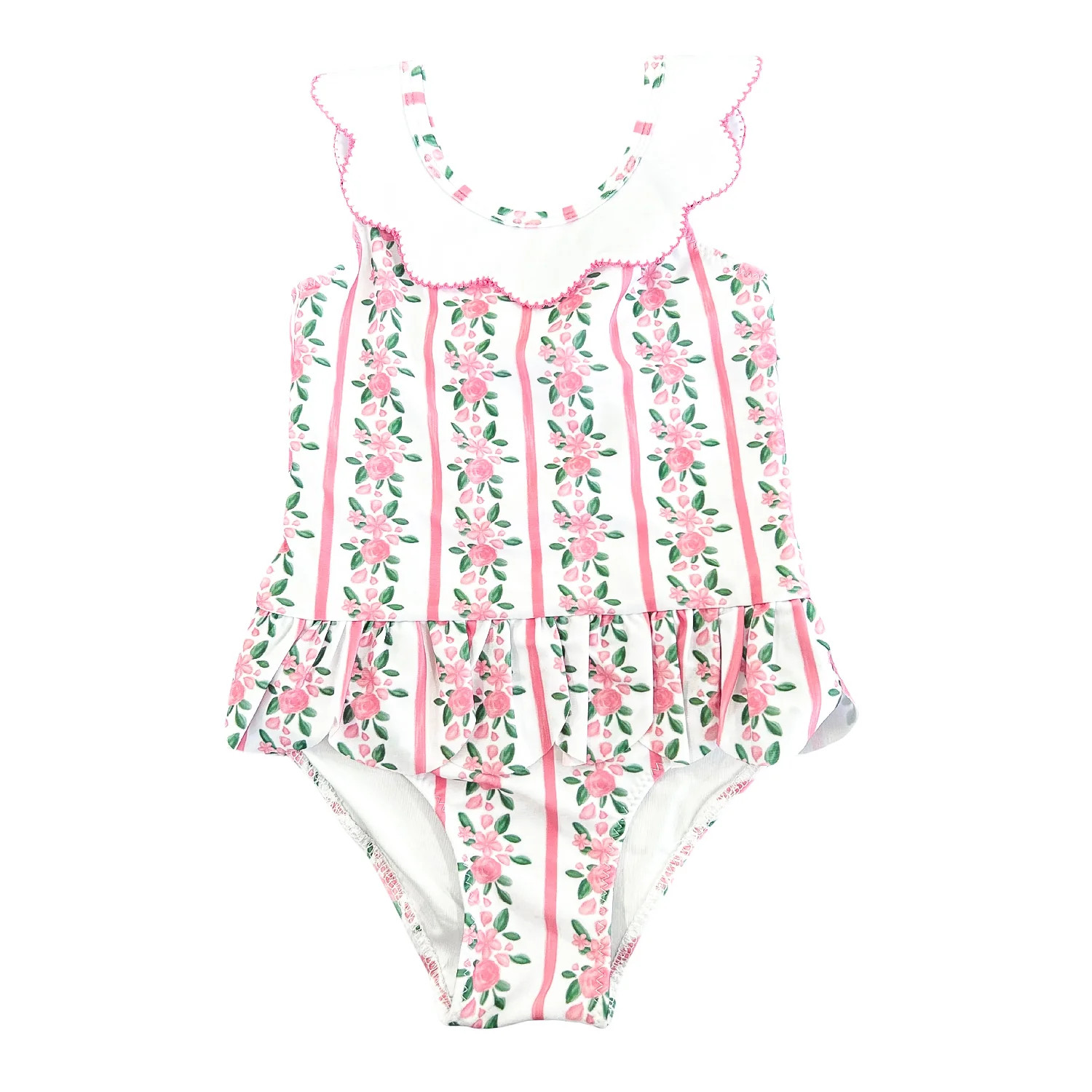 (PRE ORDER: ARRIVES EARLY MAY) The Lynlee Scalloped One Piece | Hamner Hill