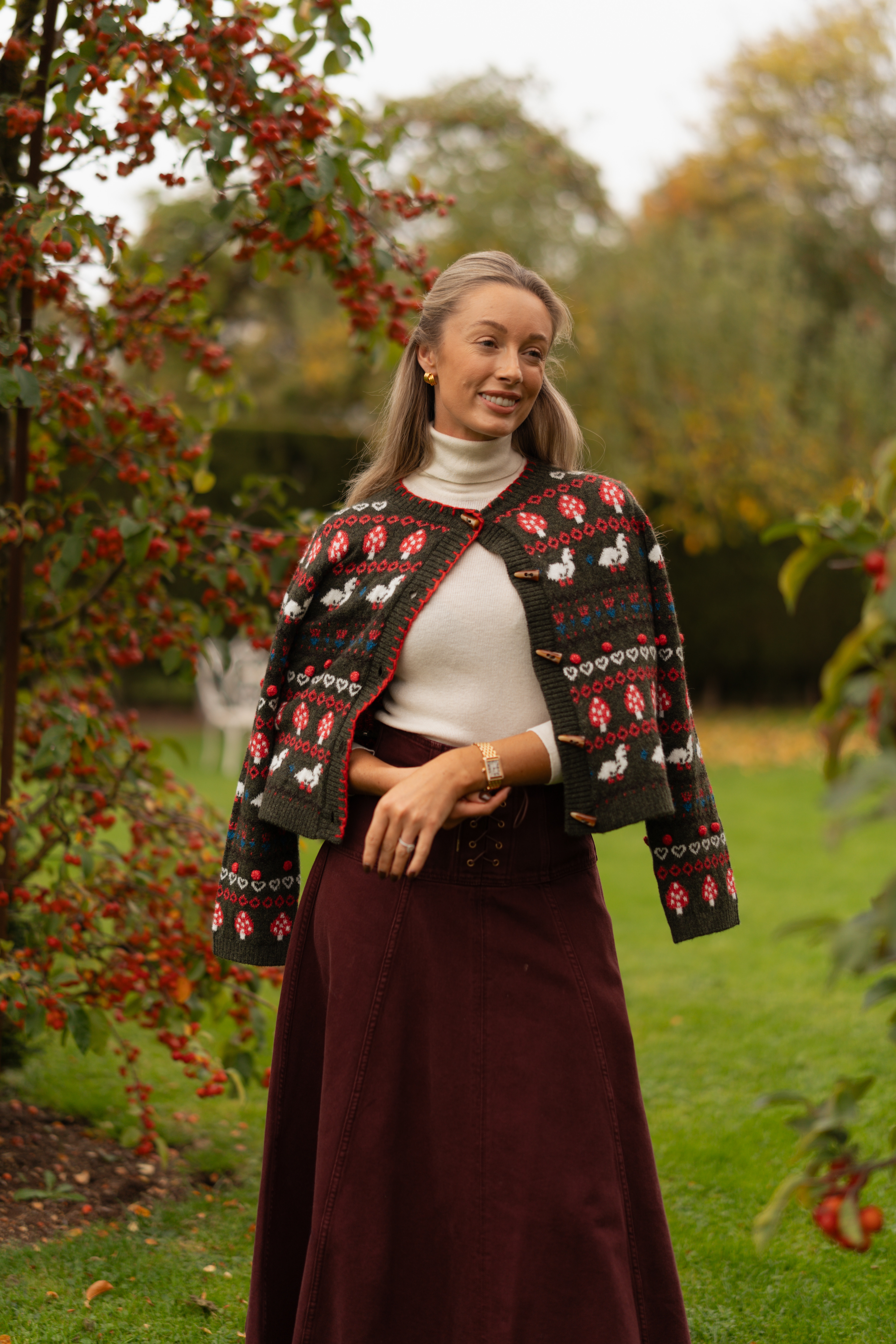 A cosy and autumnal look perfect for wearing in the country 🤎 Cottage core aesthetic, timeless and feminine style from the hughstreet 🍂 Monsoon new in collection! 

 #LTKuk #LTKautumn #LTKmodest