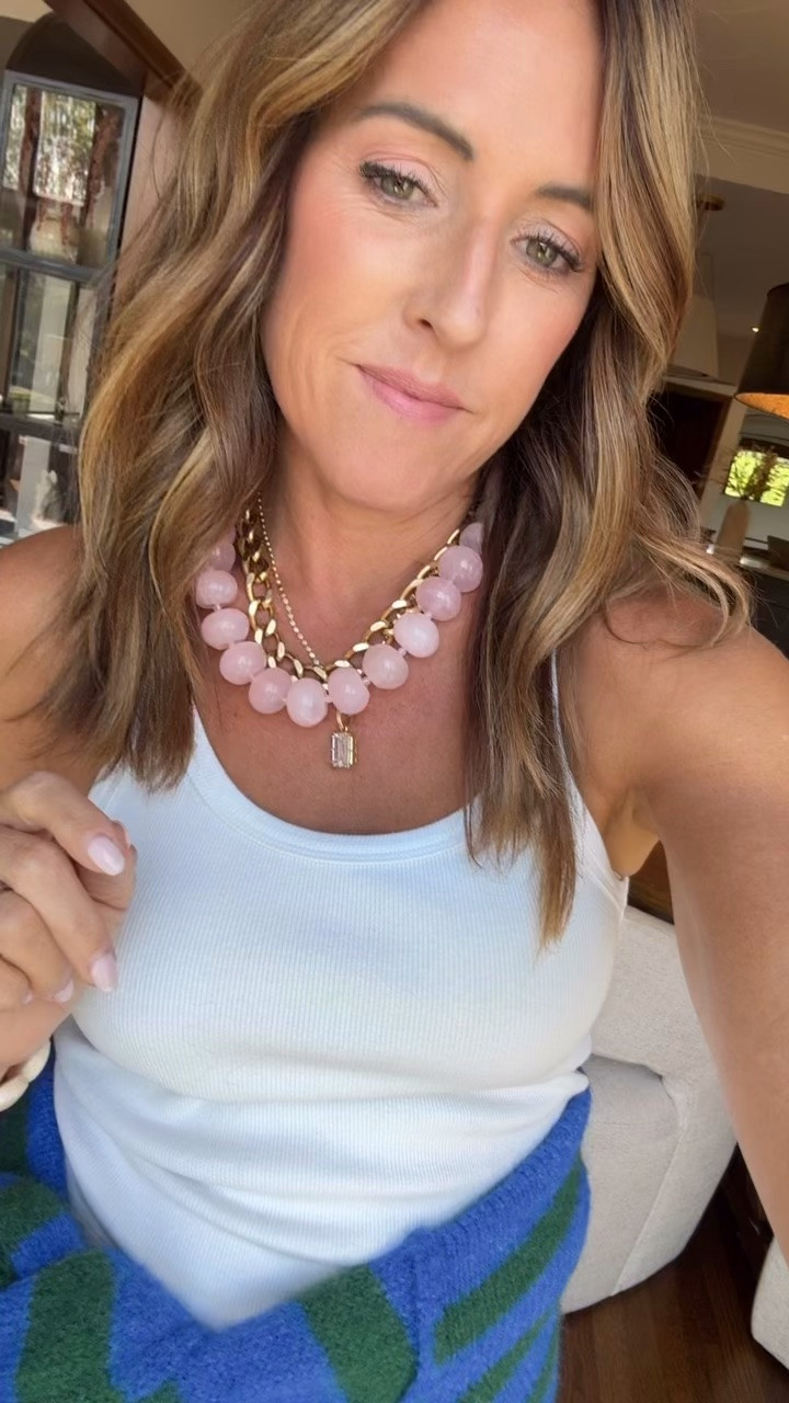 A necklace layer I keep repeating 💗
We always get the shortest chain length in MF necklaces (use code: twopeasinablog )

#LTKgrwm #LTKOver40 #LTKSeasonal