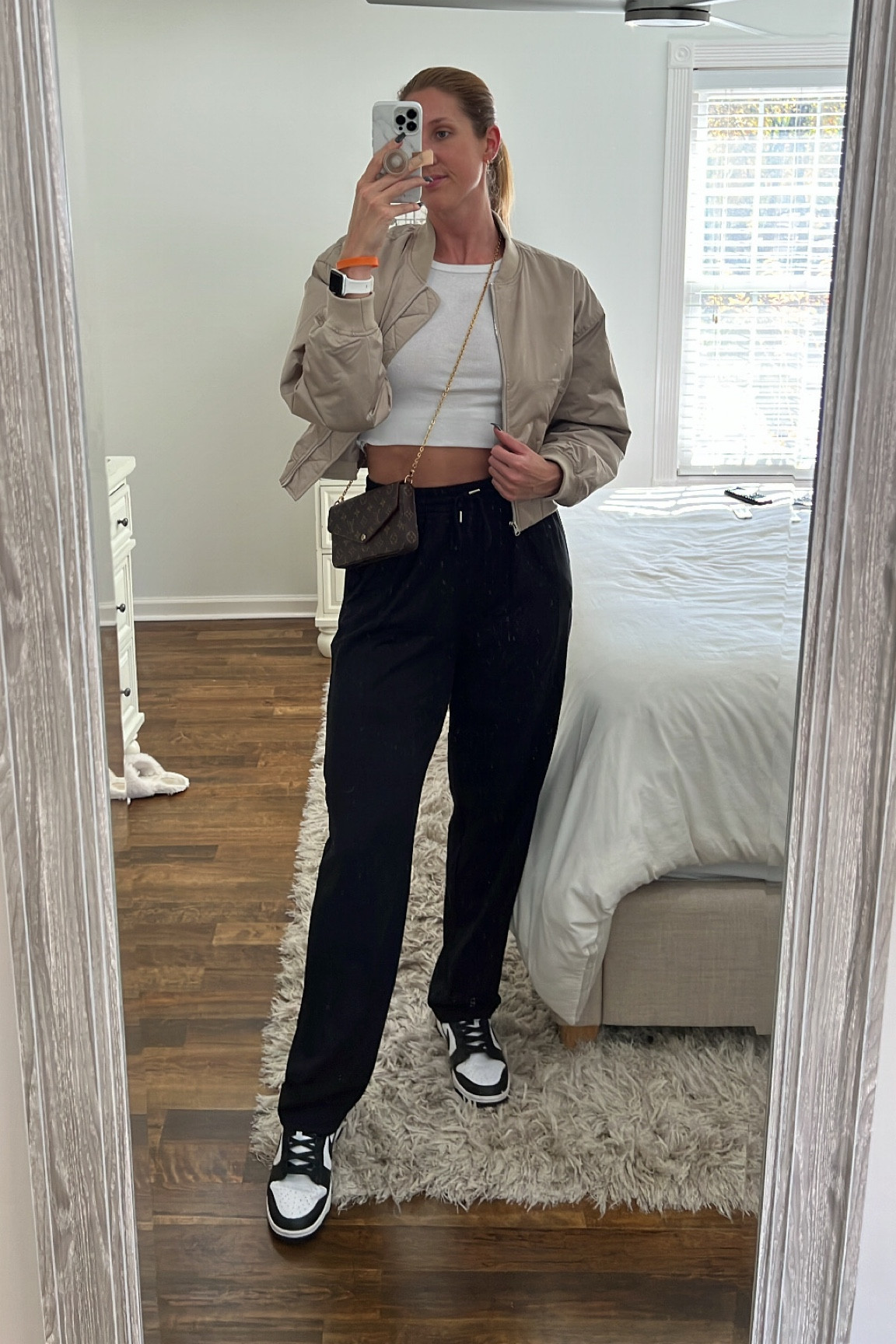 ASOS tall high rise sweatpants paired with Nike dunks and an Abercrombie cropped bomber. The pants have at least a 38” inseam and are high rise. The material is on the thinner side, so they are not thick like your typical sweatpants. 

Can be dressed up for a casual look or worn around the house. I love them! 

I’m 6’3 for reference 


Fall
Fall Fashion
Fall style 
Fall outfit inspo
Fall outfits
Fall outfit photo ideas 
Tall fashion
Athleisure 
Sweatpants 
High waisted 
ASOS
ASOS tall 
Abercrombie jacket
Abercrombie 
Nike shoes
Nike dunks
Winter outfit
Winter outfit idea


#LTKitbag #LTKcurves #LTKstyletip #LTKhome #LTKworkwear #LTKfit #LTKHalloween #LTKunder100 #LTKSeasonal #LTKunder50 #LTKtravel #LTKshoecrush #LTKU #LTKsalealert