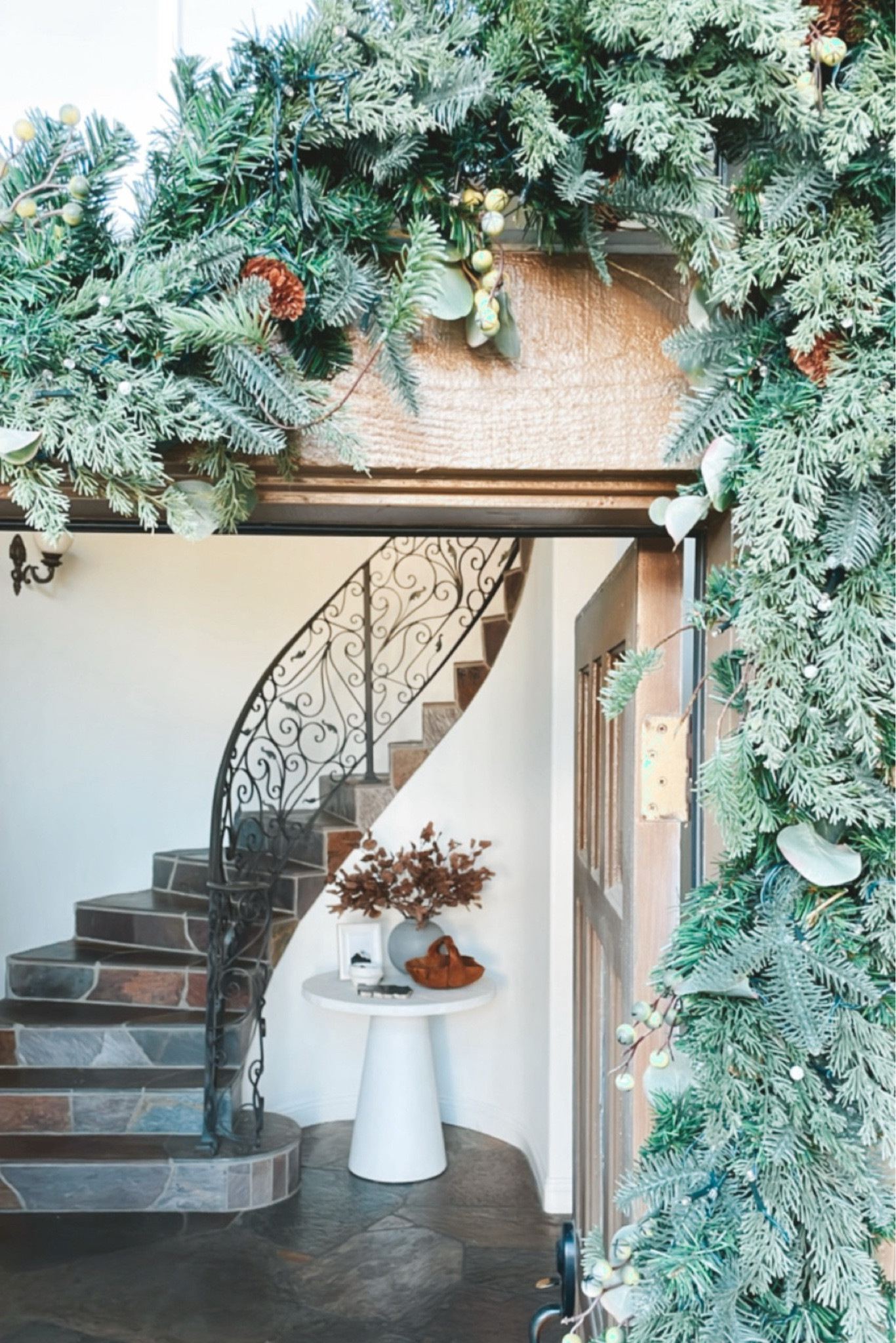 Using my Frontgate outdoor garland for the 4th year now. I love this whole pre-lit collection of outdoor Christmas decor! 

#LTKStyleTip #LTKHome #LTKHoliday