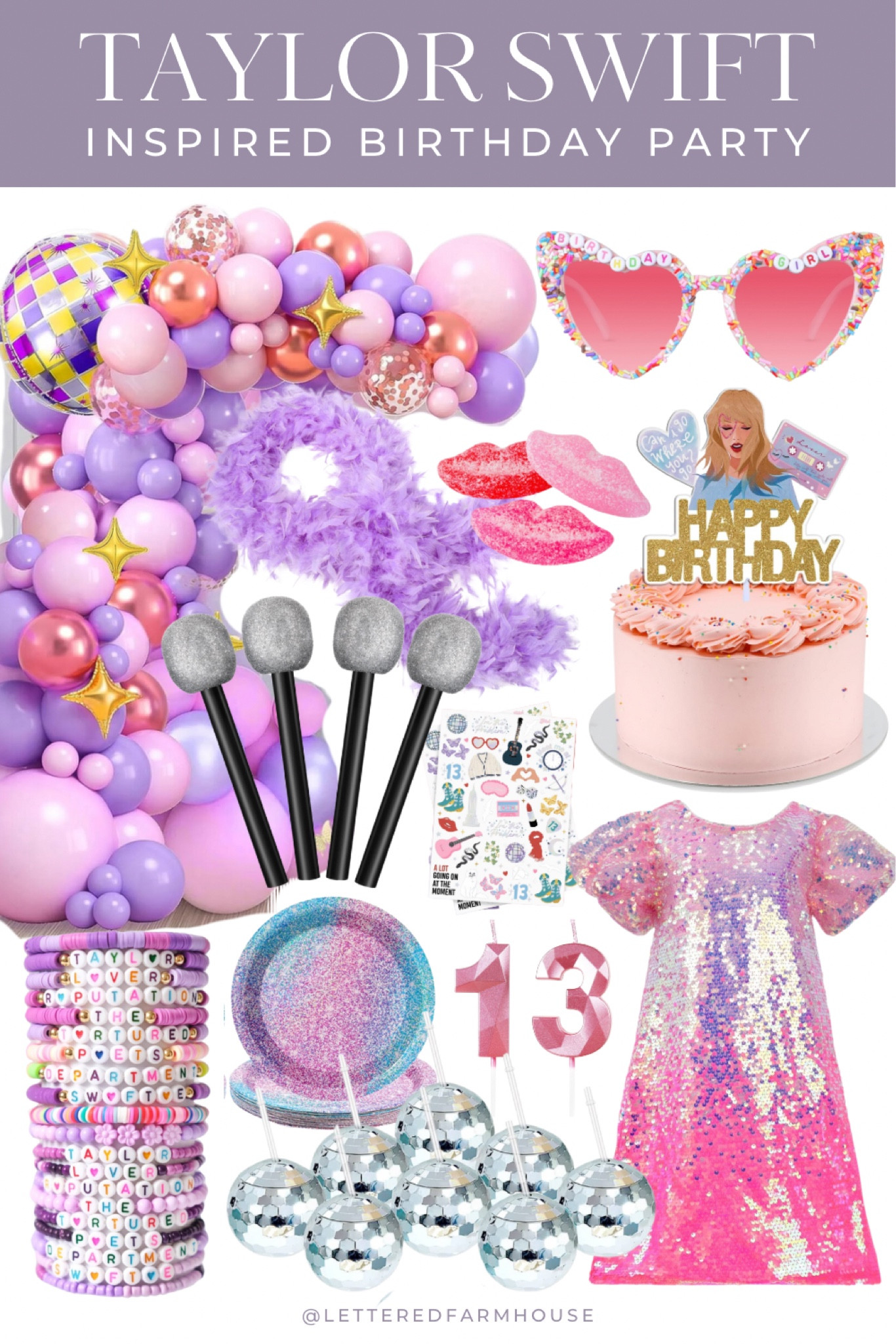 Taylor Swift Inspired Birthday Party Essentials: The Ultimate Guide for Girls' Celebrations

Throw a birthday party your little Swiftie will never forget with our Taylor Swift inspired party essentials! From vibrant decorations and themed tableware to fun activities and stylish outfits, we have everything you need to create a magical celebration. Explore our top picks for Taylor Swift inspired invitations, cake designs, party favors, and more. Perfect for girls who want to celebrate in style and make lasting memories with friends. Shop now and turn your party dreams into reality!

Taylor Swift party favors, Taylor Swift themed birthday party, Taylor Swift birthday party, Taylor Swift birthday party ideas, Taylor Swift party, Taylor Swift birthday, Taylor swift birthday cake, Taylor Swift cake

#LTKParties #LTKKids #LTKFindsUnder50