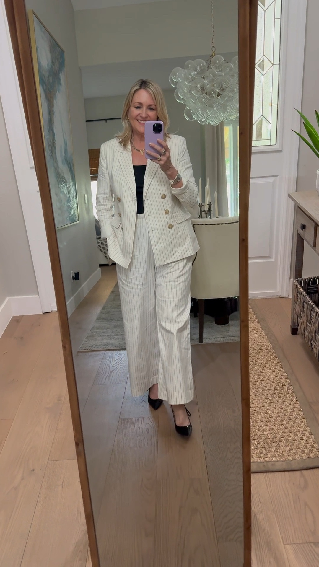 Love this blazer and pull on pants for a great work outfit 

#LTKootd #LTKWorkwear #LTKSeasonal