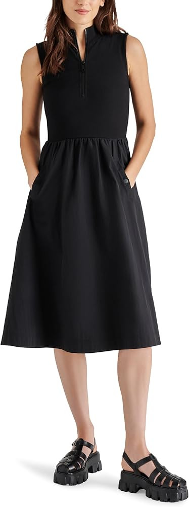 Steve Madden Apparel Women's Berlin Dress, Black | Amazon (US)