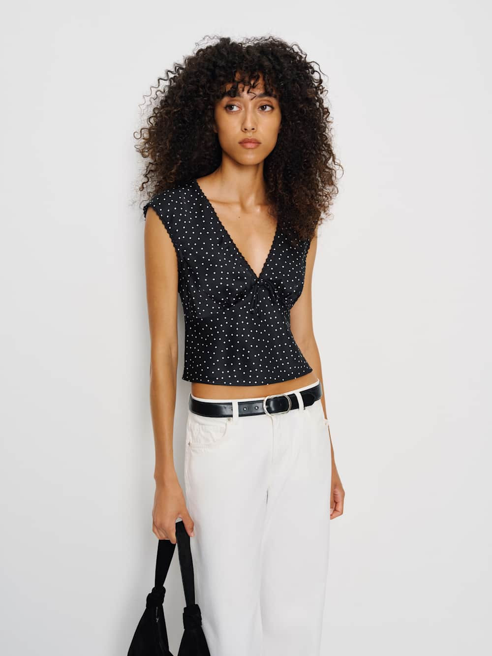 Cherry Silk Top | Reformation (Global)