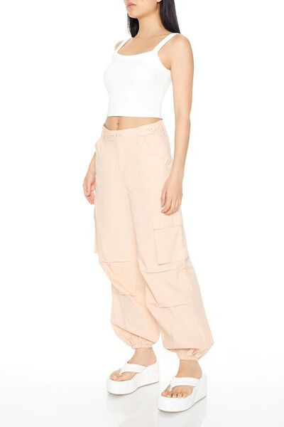 Cotton-Blend Cargo Joggers | Forever 21