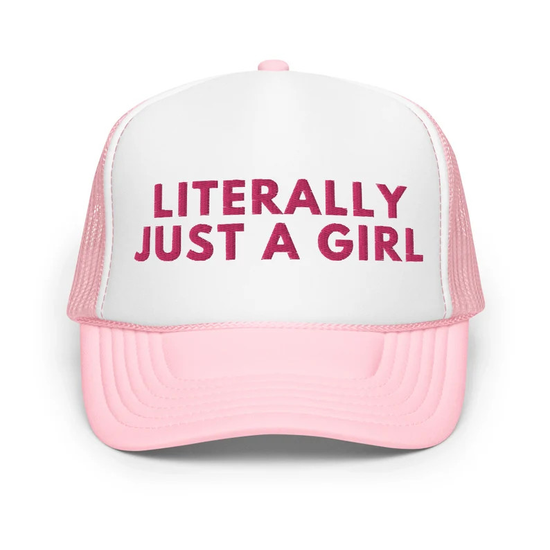 Literally Just A Girl Trucker Hat - Etsy | Etsy (US)