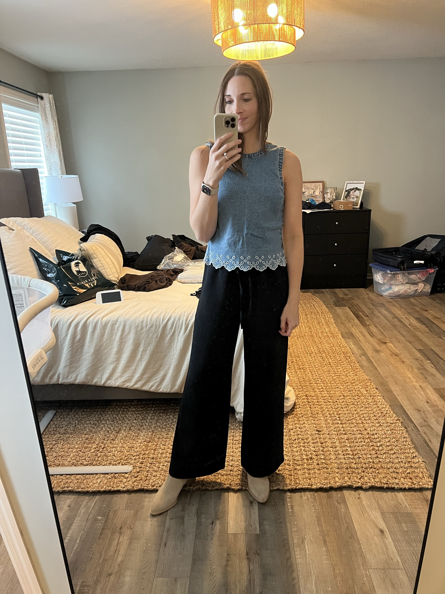 Denim shirt, travel pants

#LTKSaleAlert #LTKootd #LTKTravel