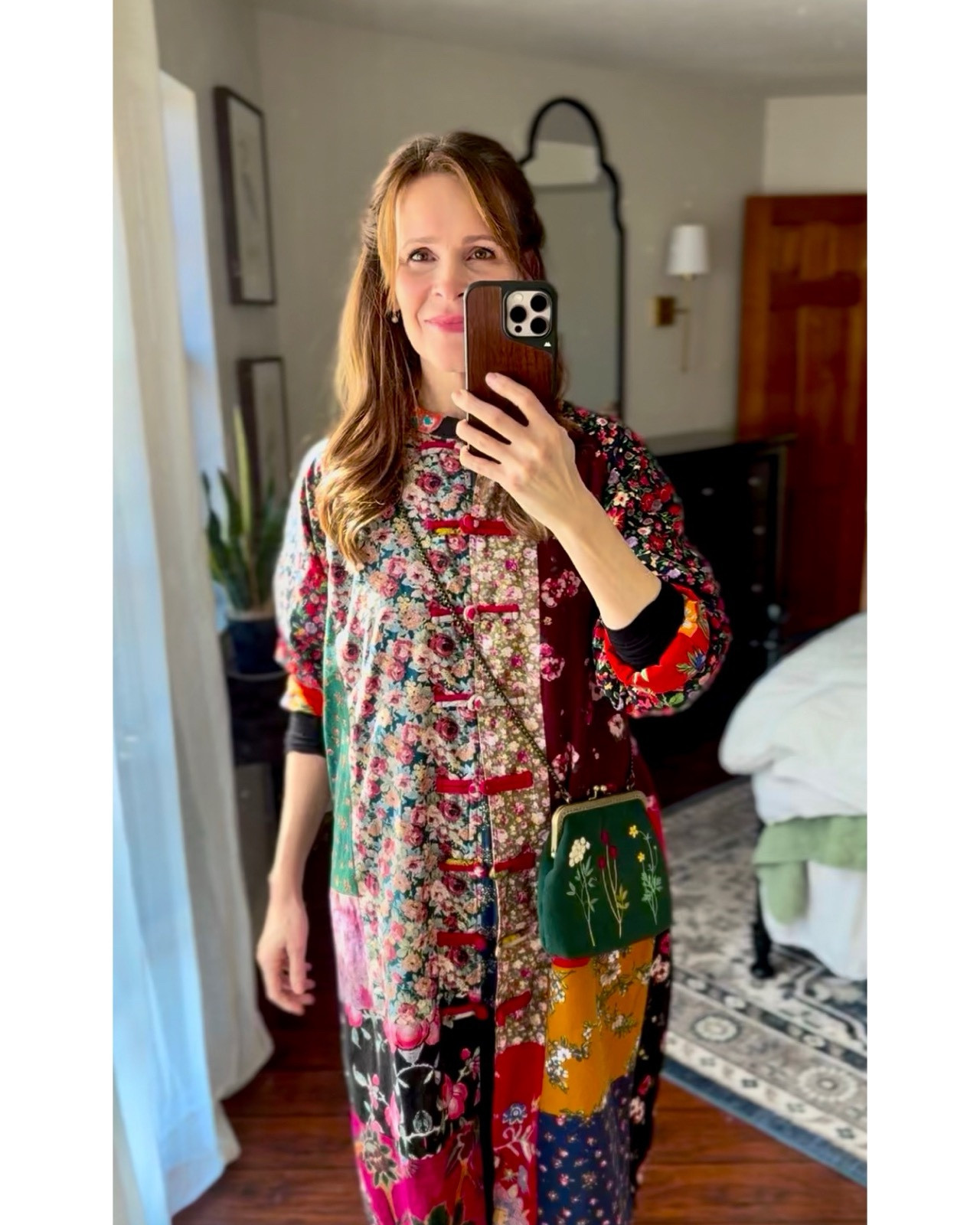  This jacket is a one size fits all and even though I’m only a size 6 I’m pretty sure this would fit up to a 12 or more because it’s that versatile. I also love my comfy Taos shoes and was excited to show them off with this beautiful piece.  I gave up trying to finish a video because my cat was so confused that I was talking to the mirror and insisted on joining in. Catch  a clip of that in the last shot.  What a nut.  

#LTKOver40 #LTKMidsize #LTKFindsUnder100