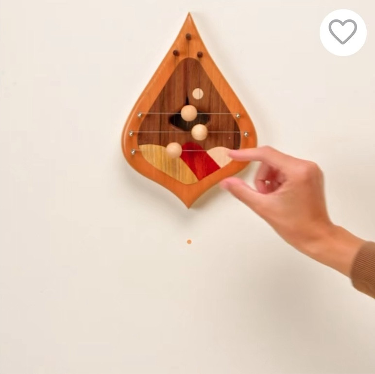 Adorable and calming door harp. Make an ethereal entrance with this handcrafted door harp, made to emit a trio of tranquil notes when moved. Such a fun way to make your entrance  

#LTKFamily #LTKHome