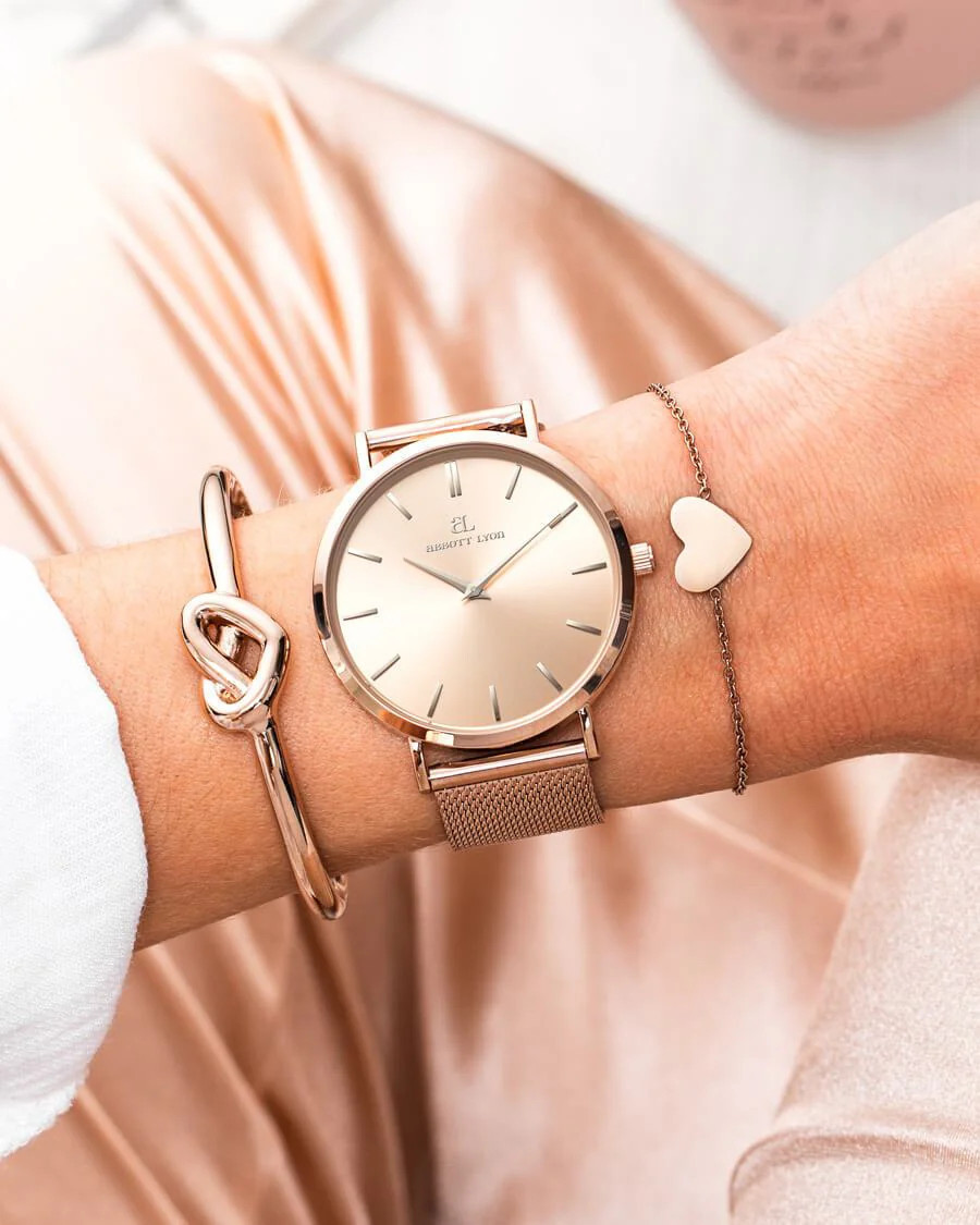 Blush Chain Stellar 40 Watch | Abbott Lyon