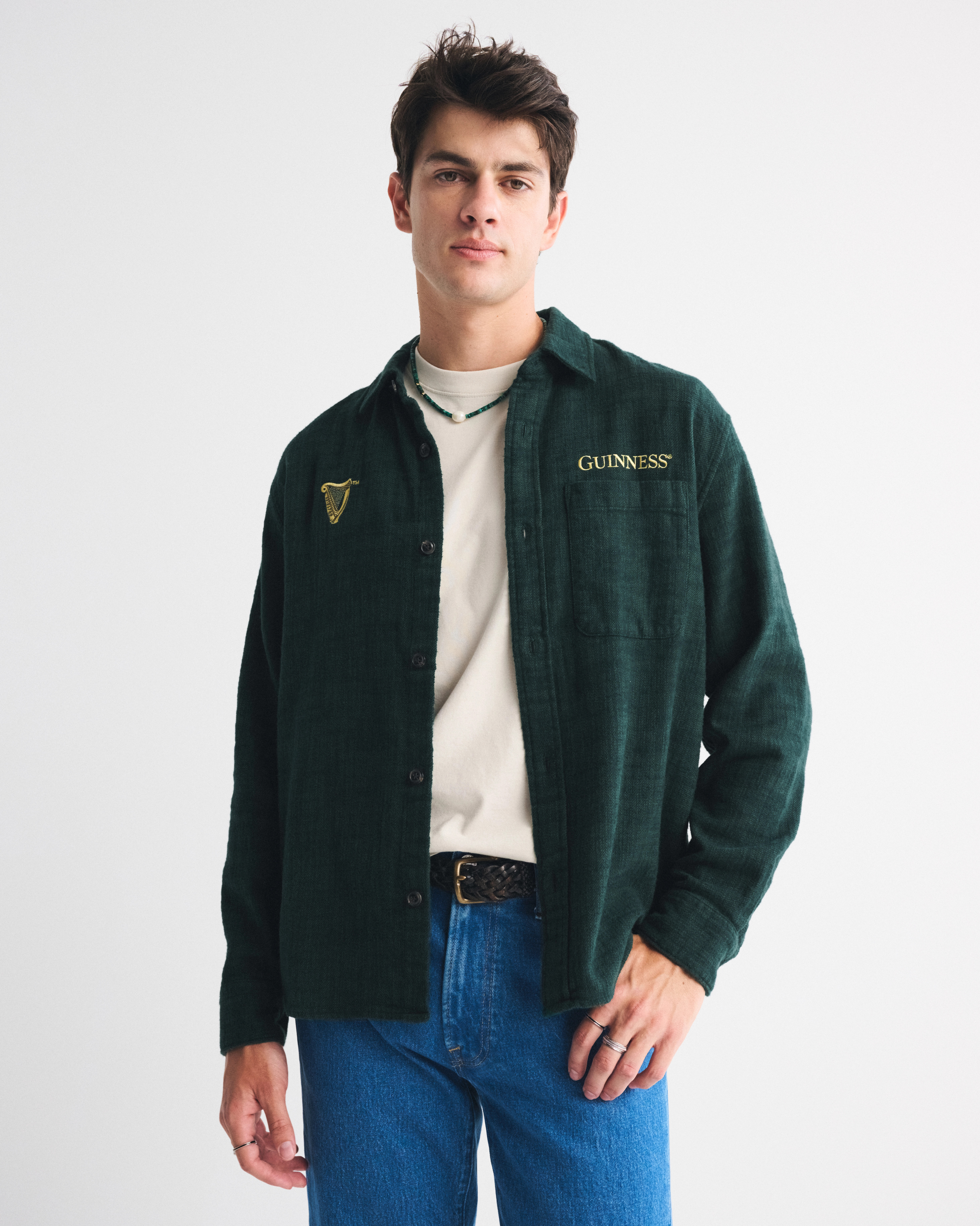 Guinness Slub Flannel | Abercrombie & Fitch (US)