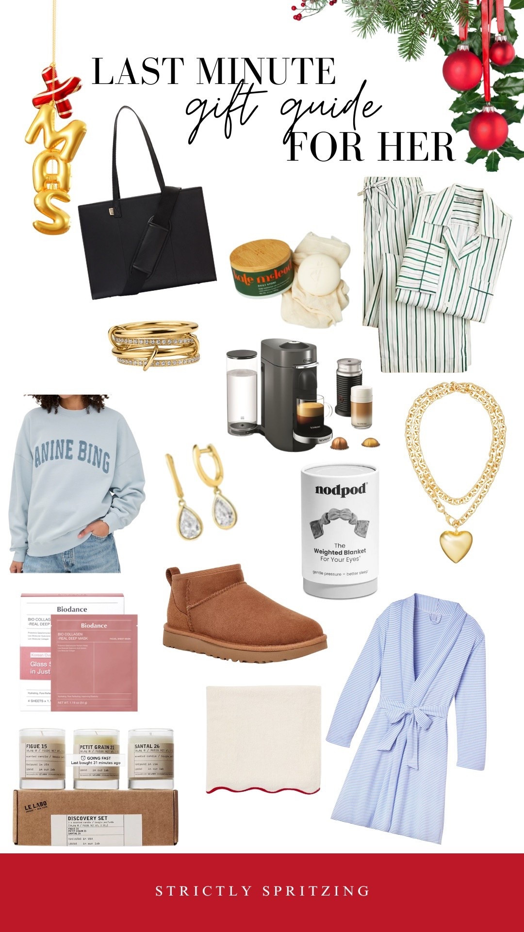 Last minute Christmas gift guide for her! Order by tonight in order to get things in time for Christmas! So much of this is on sale. 

#LTKHoliday #LTKSaleAlert #LTKGiftGuide