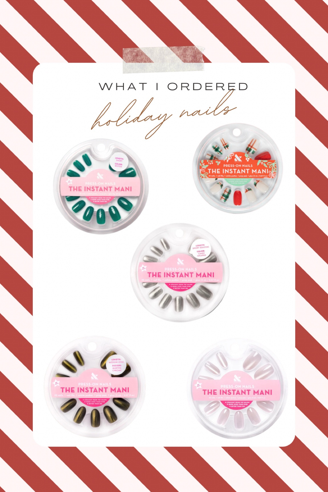 What I Ordered: Nail Edition! 💅

#LTKSeasonal #LTKFindsUnder50 #LTKHoliday