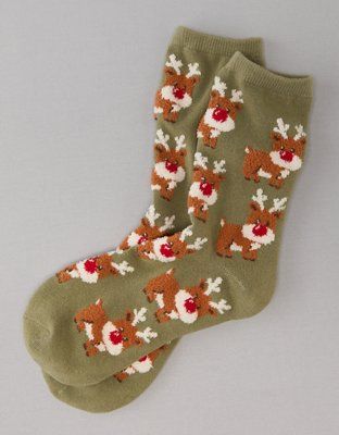 AE Rudolph Crew Sock | American Eagle Outfitters (US & CA)