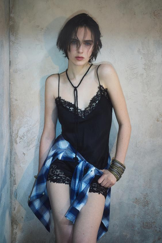 SILK LINGERIE SHORTS KATE MOSS X ZARA | Zara UK