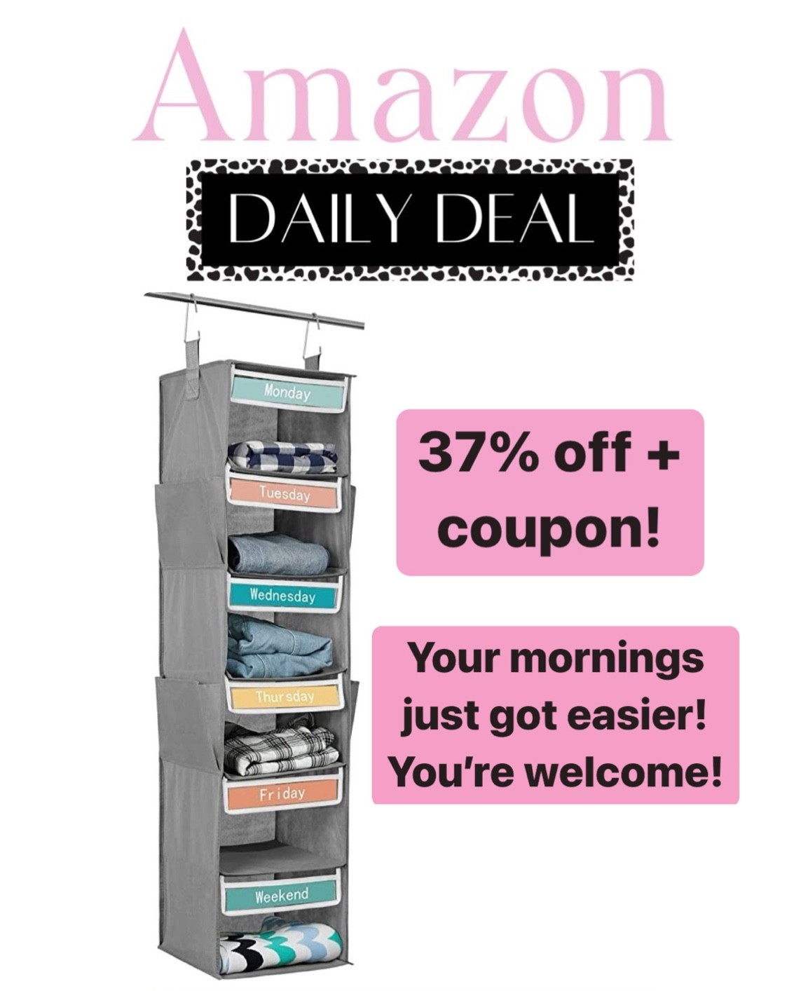 Weekly clothing organizer, outfit organizer, bedroom organization, kids room organization, school day organizer, kids outfits 

#LTKhome #LTKU #LTKfamily