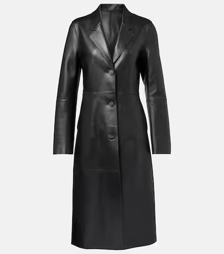 Paneled leather coat | Mytheresa (INTL)