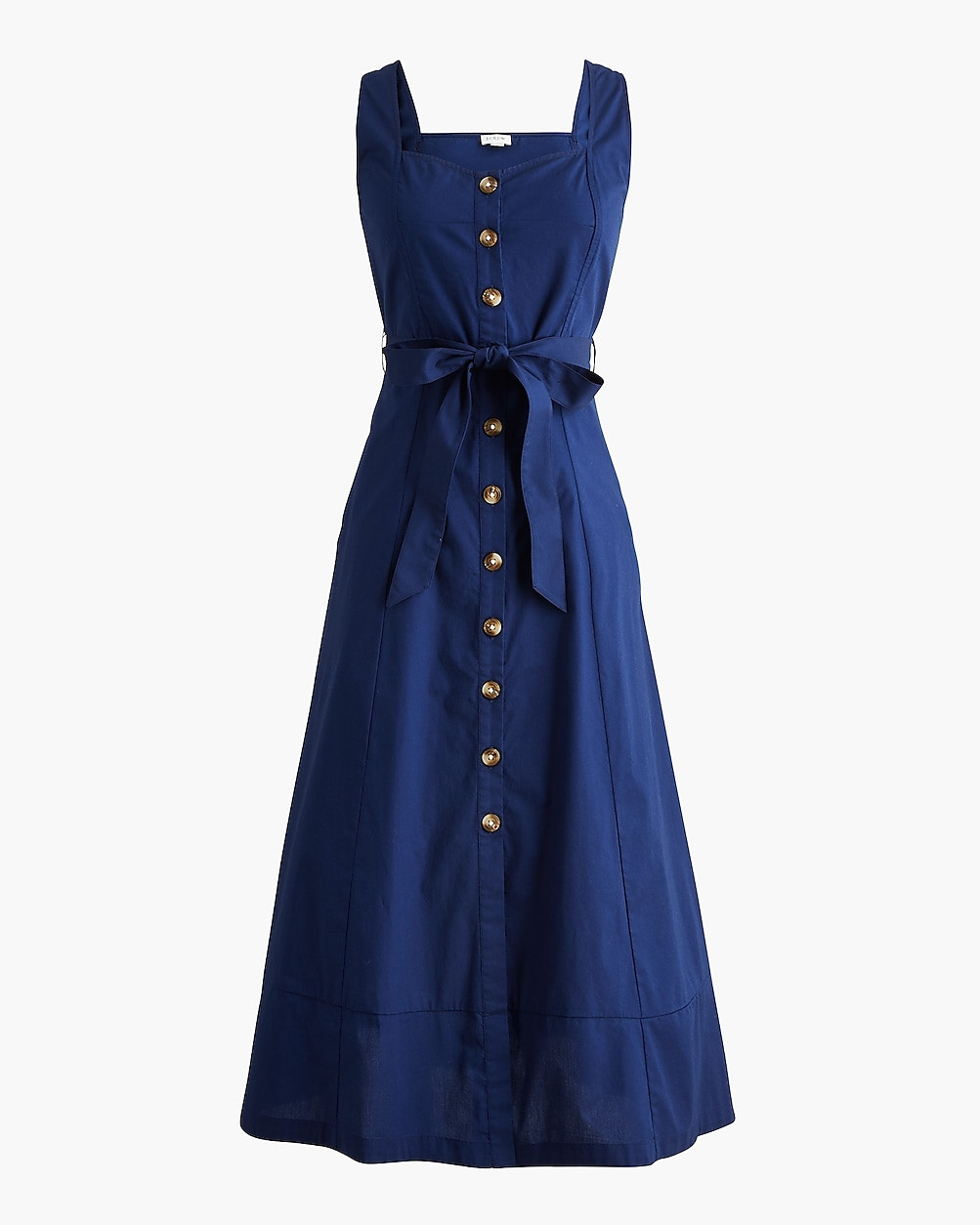 Button-front belted midi dress | J.Crew Factory