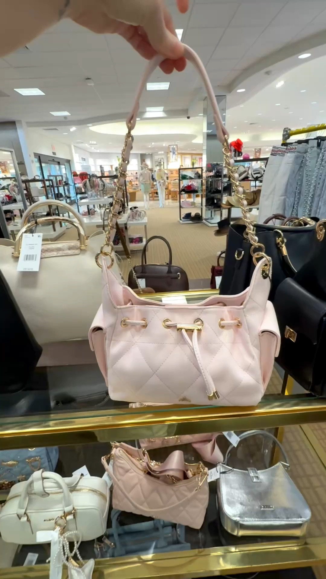 There were some very cute bags by Aldo today at Dillard’s. They were super affordable and very cute. The kind of copied the Chanel 25 bag but it’s very cute and it’s $68 versus $7000-10000.

#LTKselfcare #LTKspringtrends #LTKmomlife