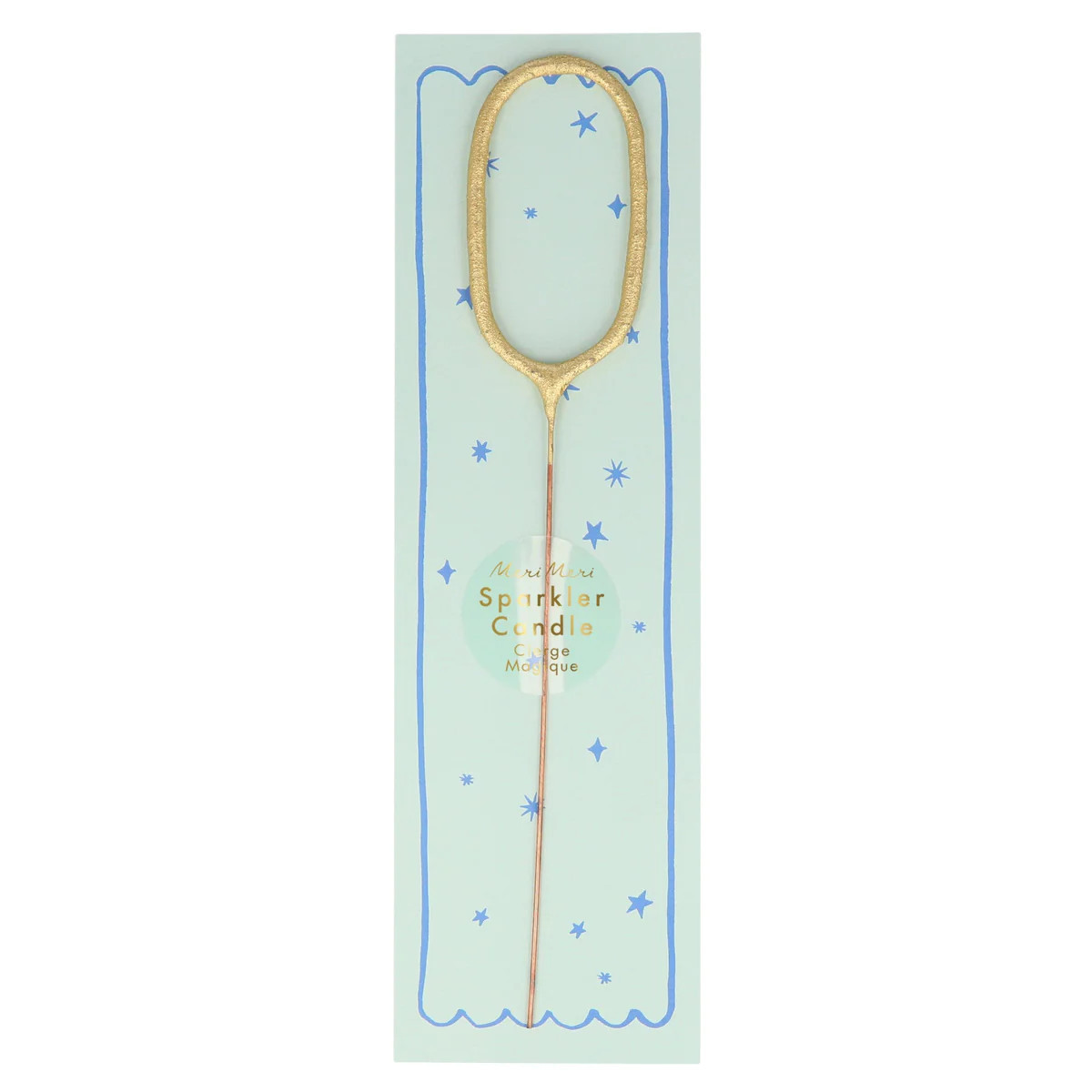 Gold Sparkler Numbers 0 to 9 Candles | Meri Meri