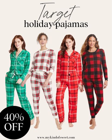 Target holiday pajamas currently 40% off! 

#LTKSeasonal #LTKHoliday #LTKstyletip
